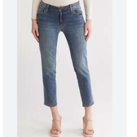 Kut From The Kloth Katy Ankle Straight Leg Pants - Picture 1 of 11